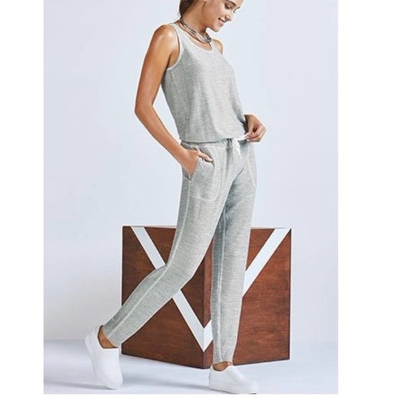 Fabletics Pants - Fabletics Jumper Womens Jumpsuit Stretch Sleeveless pockets Elastic Waist Small